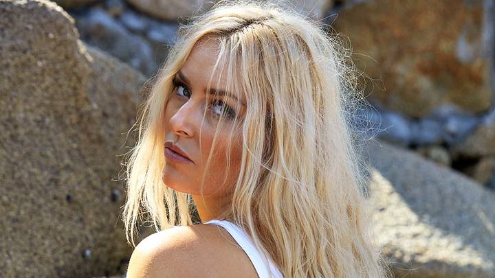 Lindsey Vonn was photographed by Walter Chin in Puerto Vallarta. Swimsuit by FAE Swim. Lindsey Vonn was photographed by Walter Chin in Puerto Vallarta. Swimsuit by FAE Swim.