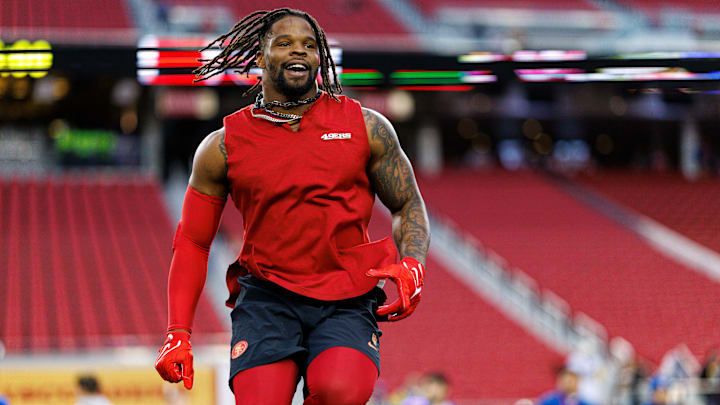 San Francisco 49ers linebacker Dre Greenlaw (57)