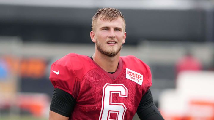 New Orleans Saints quarterback Tyler Shough  