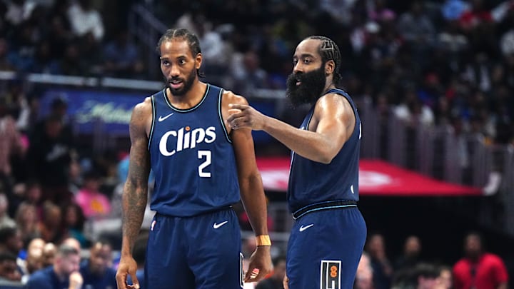 Kawhi Leonard, James Harden, LA Clippers
