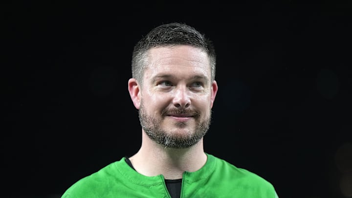 Dec 28, 2022; San Diego, CA, USA; Oregon Ducks head coach Dan Lanning reacts after the 2022 Holiday Bowl against the North Carolina Tar Heels at Petco Park. Dec 28, 2022; San Diego, CA, USA; Oregon Ducks head coach Dan Lanning reacts after the 2022 Holiday Bowl against the North Carolina Tar Heels at Petco Park.