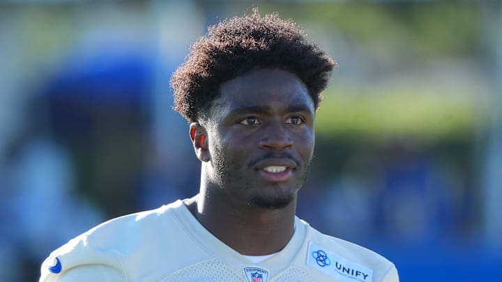 Jul 23, 2025; Los Angeles, CA, USA; Los Angeles Rams cornerback Darious Williams (31) during training camp at Loyola Marymount University. Mandatory Credit: Kirby Lee-Imagn Images Jul 23, 2025; Los Angeles, CA, USA; Los Angeles Rams cornerback Darious Williams (31) during training camp at Loyola Marymount University. Mandatory Credit: Kirby Lee-Imagn Images