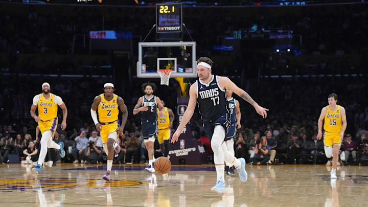 Doncic will join a long list of greats to wear a Lakers jersey. Doncic will join a long list of greats to wear a Lakers jersey.