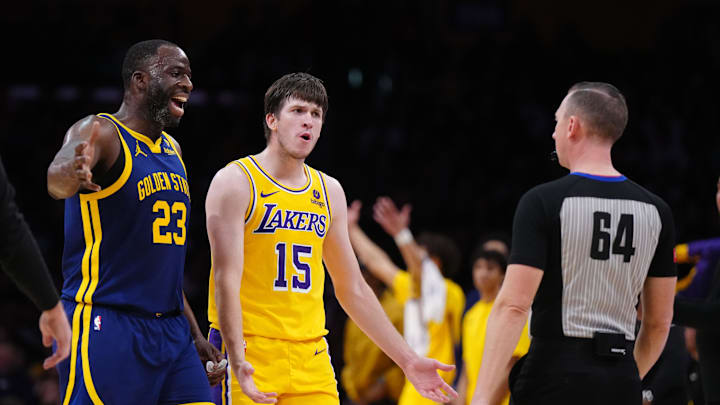 Austin Reaves loves yelling at referees on the court.