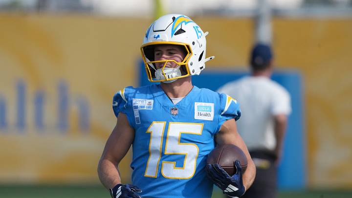  Los Angeles Chargers receiver Ladd McConkey (15) should command a high percentage of the Chargers' target share in 2026. Kirby Lee-Imagn Images