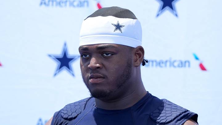 The New York Giants are getting a big break as Dallas Cowboys offensive lineman Tyler Smith will miss the Week 1 opener. The New York Giants are getting a big break as Dallas Cowboys offensive lineman Tyler Smith will miss the Week 1 opener.