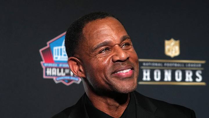 Feb 6, 2025; New Orleans, LA, USA; Eric Allen at the Pro Football Hall of Fame Class of 2025 press conference at the Saenger Theater. Mandatory Credit: Kirby Lee-Imagn Images Feb 6, 2025; New Orleans, LA, USA; Eric Allen at the Pro Football Hall of Fame Class of 2025 press conference at the Saenger Theater. Mandatory Credit: Kirby Lee-Imagn Images