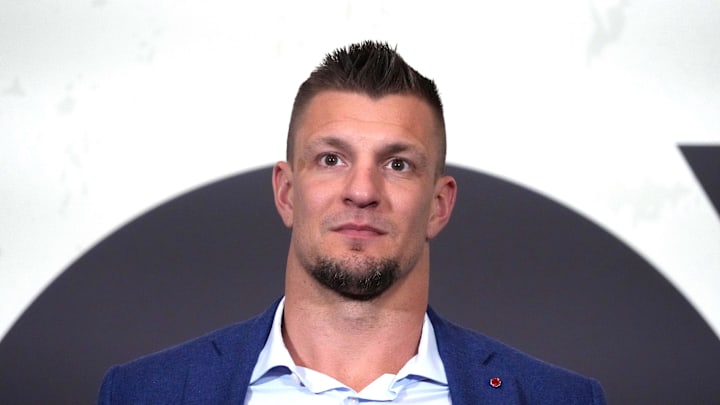 Rob Gronkowski during Fox Sports media day.