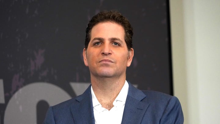 Feb 6, 2025; New Orleans, LA, USA; Peter Schrager during Fox Sports media day at Ernest N. Morial Convention Center. 