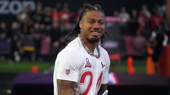 AFC defensive back Derek Stingley Jr. of the Houston Texans (24) AFC defensive back Derek Stingley Jr. of the Houston Texans (24)