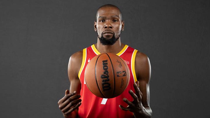 Sep 22, 2026; Houston, TX, USA; Houston Rockets forward Kevin Durant (7) poses for a picture during media day at Hilton Americas hotel. Mandatory Credit: Troy Taormina-Imagn Images Sep 22, 2026; Houston, TX, USA; Houston Rockets forward Kevin Durant (7) poses for a picture during media day at Hilton Americas hotel. Mandatory Credit: Troy Taormina-Imagn Images