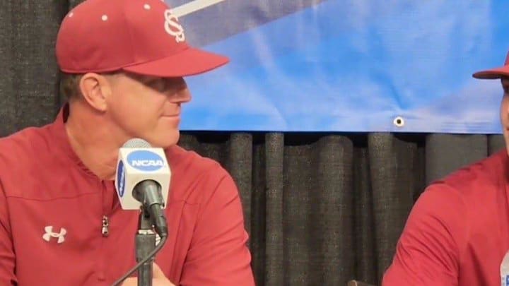 South Carolina baseball coach Mark Kingston