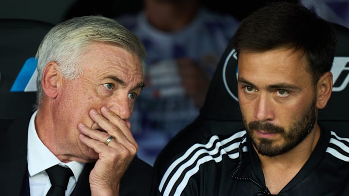 Carlo Ancelotti y Davide Ancelotti Carlo Ancelotti y Davide Ancelotti