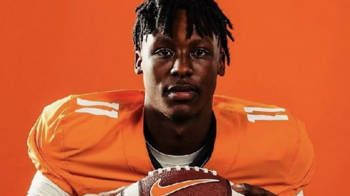 2026 5-star QB Faizon Brandon during a visit to Tennessee. (Photo courtesy of Faizon Brandon)