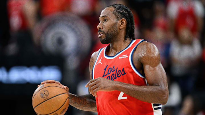 Los Angeles Clippers forward Kawhi Leonard. Los Angeles Clippers forward Kawhi Leonard.