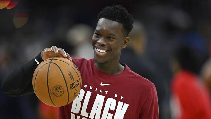 Feb 11, 2026; Cleveland, Ohio, USA; Cleveland Cavaliers guard Dennis Schroder (8) warms up at halftime against the Washington Wizards at Rocket Arena. Mandatory Credit: David Richard-Imagn Images Feb 11, 2026; Cleveland, Ohio, USA; Cleveland Cavaliers guard Dennis Schroder (8) warms up at halftime against the Washington Wizards at Rocket Arena. Mandatory Credit: David Richard-Imagn Images