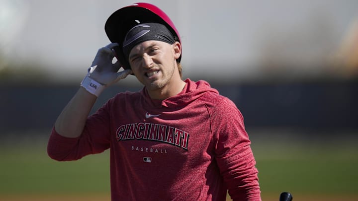 Cincinnati Reds center fielder TJ Friedl (29).