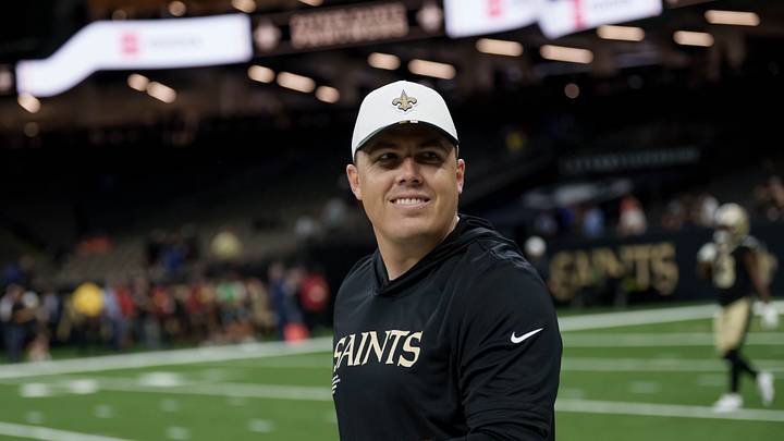 New Orleans Saints head coach Kellen Moore New Orleans Saints head coach Kellen Moore