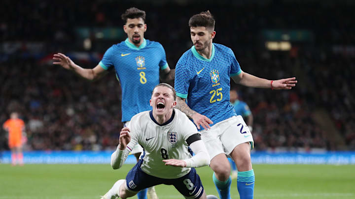 Brazil secures the victory against England in a thrilling match during the FIFA international break. / Crystal Pix/MB Media/GettyImages