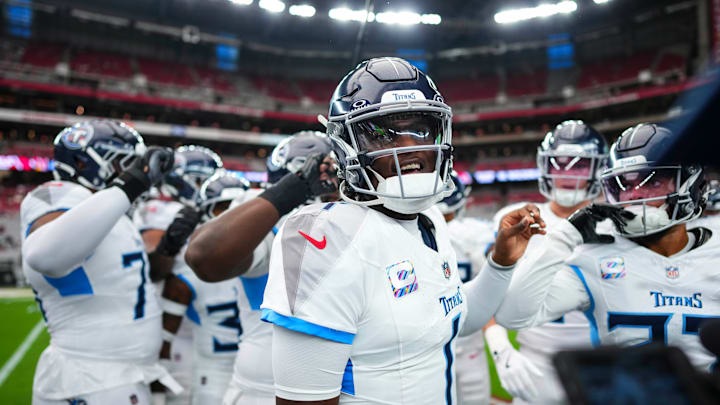 Tennessee Titans quarterback Cam Ward