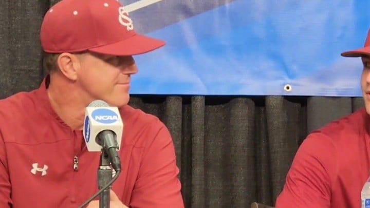 South Carolina baseball coach Mark Kingston