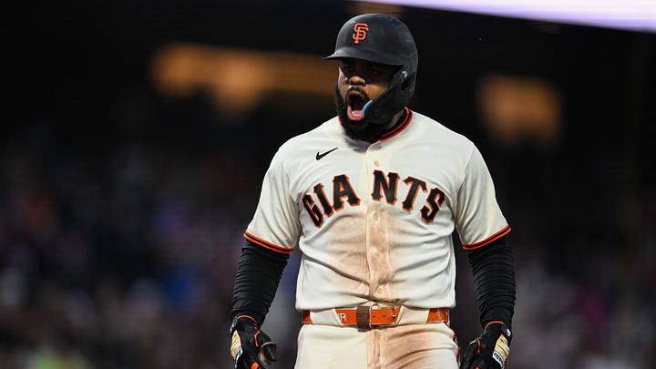 San Francisco Giants right fielder Heliot Ramos. San Francisco Giants right fielder Heliot Ramos.