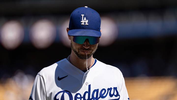 Aug 16, 2026; Los Angeles, California, USA; Los Angeles Dodgers right fielder Kyle Tucker (23) during a game against the Milwaukee Brewers at Dodger Stadium. Mandatory Credit: Jon Endow-Imagn Images Aug 16, 2026; Los Angeles, California, USA; Los Angeles Dodgers right fielder Kyle Tucker (23) during a game against the Milwaukee Brewers at Dodger Stadium. Mandatory Credit: Jon Endow-Imagn Images