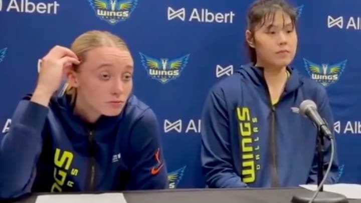 Paige Bueckers had a team-high 21 points in Sunday's loss to Caitlin Clark and the Indiana Fever. 