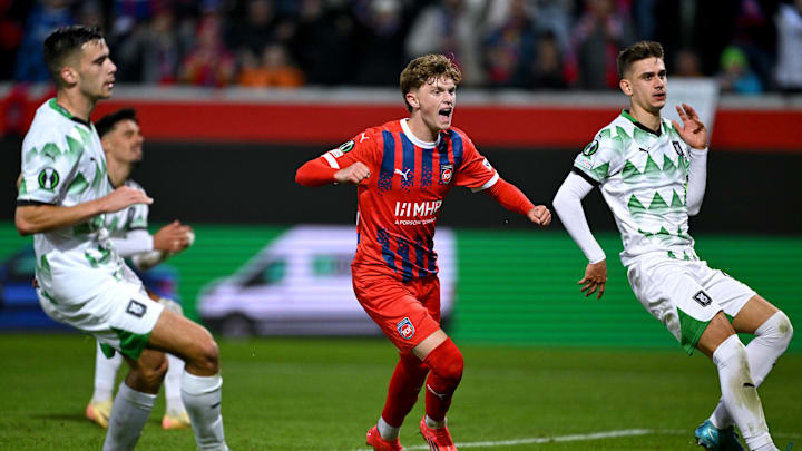 Paul Wanner after converting the rebound of his late penalty 