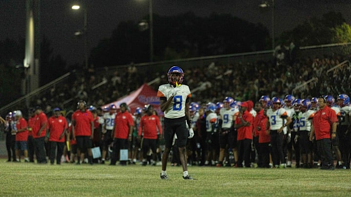 Duvay Williams of Gardena Serra during a game against Hamilton High.