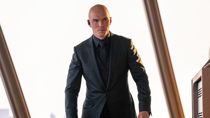 NICHOLAS HOULT as Lex Luthor in DC Studios’ and Warner Bros. Pictures’ “SUPERMAN,” a Warner Bros. Pictures release. Photo Credit: Jessica Miglio. Copyright: © 2025 Warner Bros. Ent. All Rights Reserved. TM & © DC