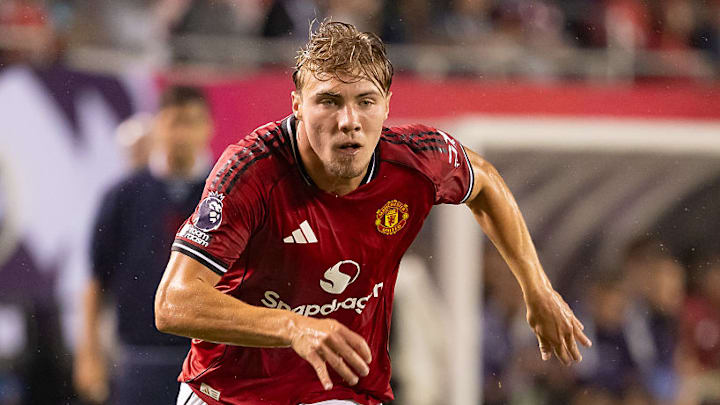 Ramus Højlund has been pushed down the Man Utd pecking order. Ramus Højlund has been pushed down the Man Utd pecking order.
