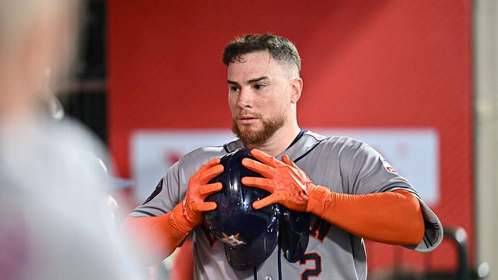Houston Astros catcher Christian Vázquez (2). Mandatory Credit: William Liang-Imagn Images Houston Astros catcher Christian Vázquez (2). Mandatory Credit: William Liang-Imagn Images