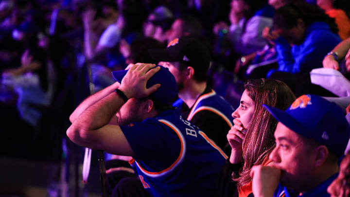 BASKET-NBA-PACERS-KNICKS-FANS