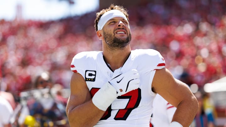 San Francisco 49ers defensive end Nick Bosa (97)