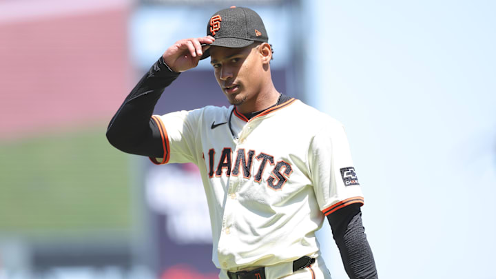 Jun 5, 2025; San Francisco, California, USA; San Francisco Giants relief pitcher Randy Rodriguez (73) returns to the dugout during the eighth inning against the San Diego Padres at Oracle Park. Mandatory Credit: Kelley L Cox-Imagn Images Jun 5, 2025; San Francisco, California, USA; San Francisco Giants relief pitcher Randy Rodriguez (73) returns to the dugout during the eighth inning against the San Diego Padres at Oracle Park. Mandatory Credit: Kelley L Cox-Imagn Images