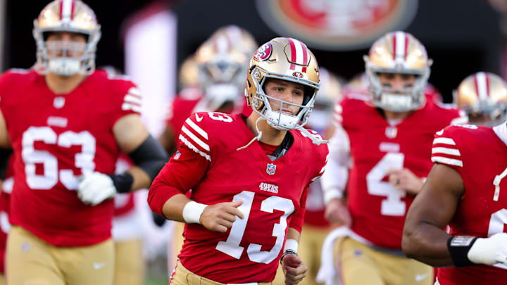 San Francisco 49ers quarterback Brock Purdy (13)