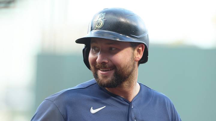 Jun 23, 2026; Pittsburgh, Pennsylvania, USA; Seattle Mariners catcher Cal Raleigh (29) reacts after hitting a solo home run against the Pittsburgh Pirates during the fourth inning at PNC Park. Mandatory Credit: Charles LeClaire-Imagn Images Jun 23, 2026; Pittsburgh, Pennsylvania, USA; Seattle Mariners catcher Cal Raleigh (29) reacts after hitting a solo home run against the Pittsburgh Pirates during the fourth inning at PNC Park. Mandatory Credit: Charles LeClaire-Imagn Images