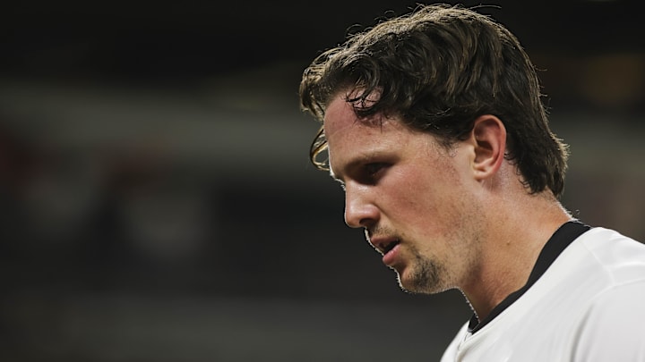 Aug 12, 2025; Baltimore, Maryland, USA; Baltimore Orioles catcher Adley Rutschman (35) walks off the field after being left on base in the ninth inning agains the Seattle Mariners at Oriole Park at Camden Yards. Mandatory Credit: Lexi Thompson-Imagn Images Aug 12, 2025; Baltimore, Maryland, USA; Baltimore Orioles catcher Adley Rutschman (35) walks off the field after being left on base in the ninth inning agains the Seattle Mariners at Oriole Park at Camden Yards. Mandatory Credit: Lexi Thompson-Imagn Images