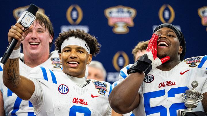 Ole Miss quarterback Trinidad Chambliss and defensive lineman Will Echoles interact with the fans after the Sugar Bowl and College Football Playoff quarterfinals. Ole Miss quarterback Trinidad Chambliss and defensive lineman Will Echoles interact with the fans after the Sugar Bowl and College Football Playoff quarterfinals.