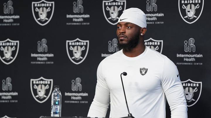 Raiders defensive end Keyron Crawford (42), an Auburn alum, will miss the entirety of his rookie season with an ankle injury. Raiders defensive end Keyron Crawford (42), an Auburn alum, will miss the entirety of his rookie season with an ankle injury.