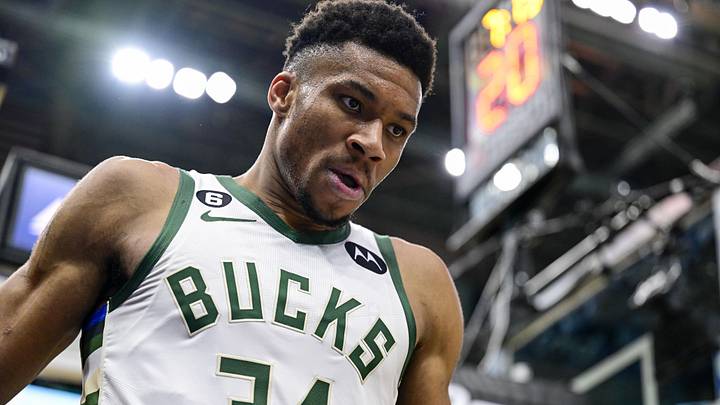 Milwaukee Bucks forward Giannis Antetokounmpo.