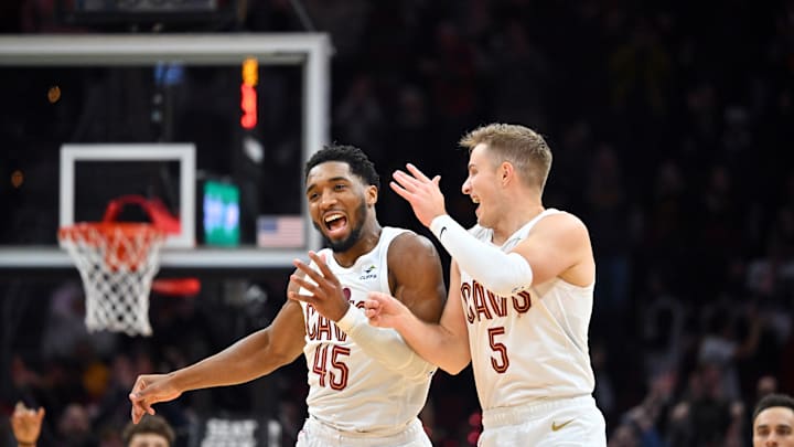 Donovan Mitchell and Sam Merrill, Cleveland Cavaliers