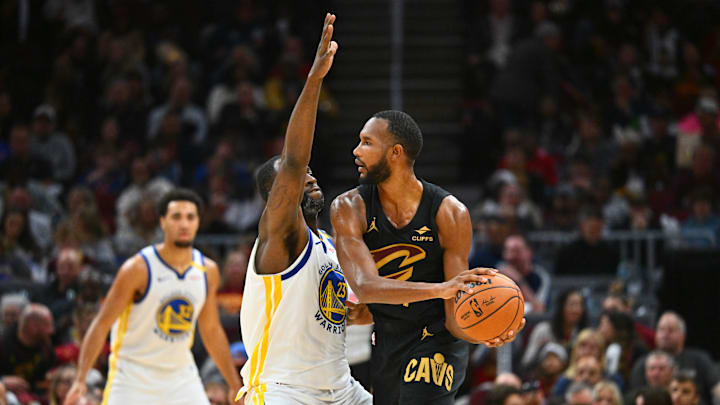 Draymond Green, Golden State Warriors and Evan Mobley, Cleveland Cavaliers
