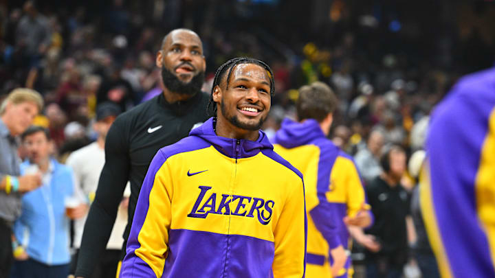 Los Angeles Lakers, Bronny James, LeBron James
