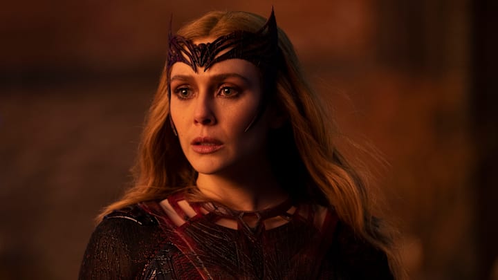 Elizabeth Olsen as Wanda Maximoff in Marvel Studios' DOCTOR STRANGE IN THE MULTIVERSE OF MADNESS. Photo courtesy of Marvel Studios. ©Marvel Studios 2022. All Rights Reserved.