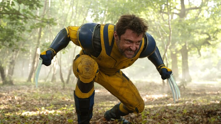 Hugh Jackman as Wolverine/Logan in 20th Century Studios/Marvel Studios' DEADPOOL & WOLVERINE. Photo by Jay Maidment. © 2024 20th Century Studios / © and ™ 2024 MARVEL.