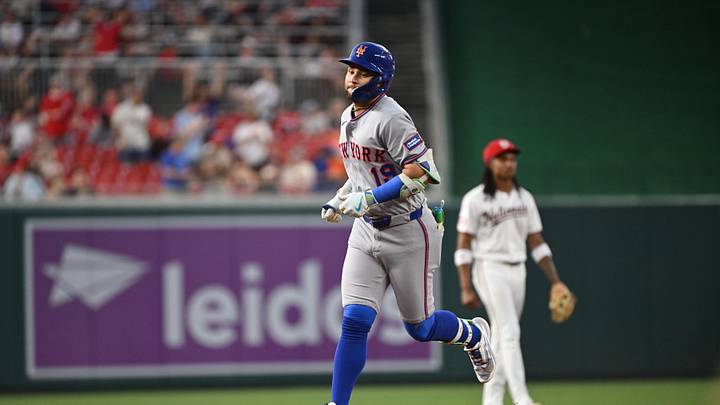 May 19, 2026; Washington, District of Columbia, USA; New York Mets shortstop Bo Bichette (19) runs towards third base after hitting a home run against the Washington Nationals during the second inning at Nationals Park. Mandatory Credit: Rafael Suanes-Imagn Images May 19, 2026; Washington, District of Columbia, USA; New York Mets shortstop Bo Bichette (19) runs towards third base after hitting a home run against the Washington Nationals during the second inning at Nationals Park. Mandatory Credit: Rafael Suanes-Imagn Images