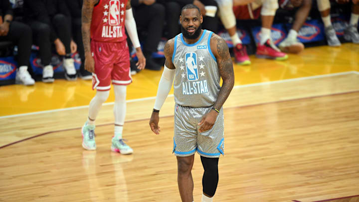 Team LeBron forward LeBron James.