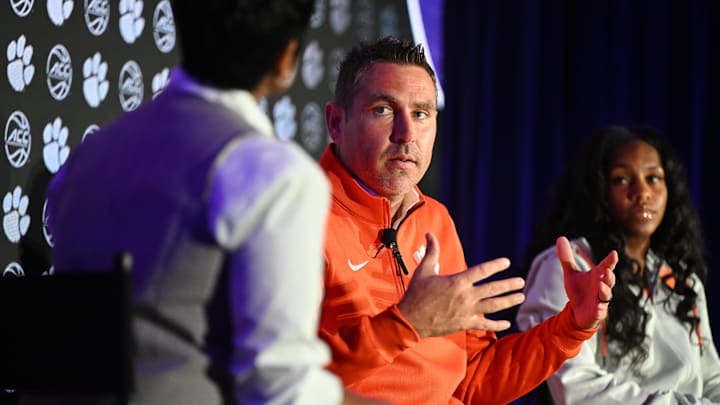 Clemson head coach Shawn Poppie has the Tigers on the brink of reaching their first NCAA Tournament since 2018-19. 
